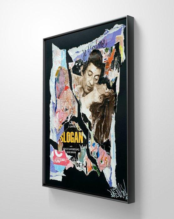 lasveguix (1986) - Fragment Gainsbourg Birkin, Antiek en Kunst, Kunst | Schilderijen | Modern