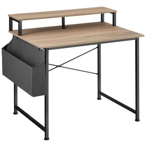 tectake Bureau met plank en organizer - Industrieel licht ho, Huis en Inrichting, Bureaus, Verzenden