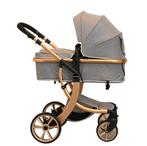 Bellaby Nieuwe Luxe Kinderwagen 2 In 1 Grijs, Ophalen of Verzenden