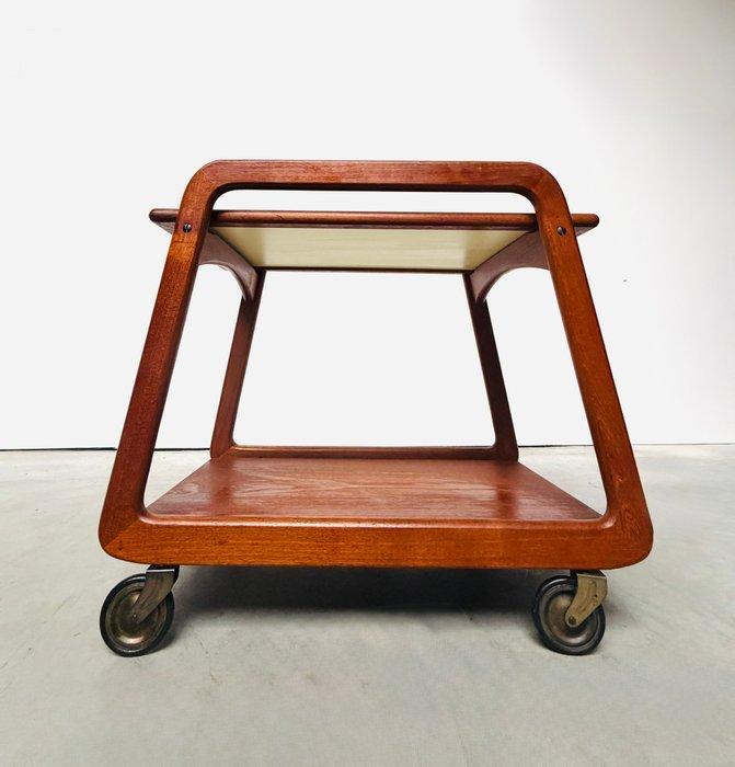 Serveerwagen - Teak, Resopal, Antiek en Kunst, Kunst | Designobjecten