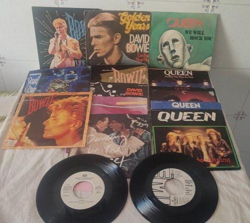 Queen, David Bowie - 15 x Single 7  vinyl - 7 EP - 1973, Cd's en Dvd's, Vinyl Singles