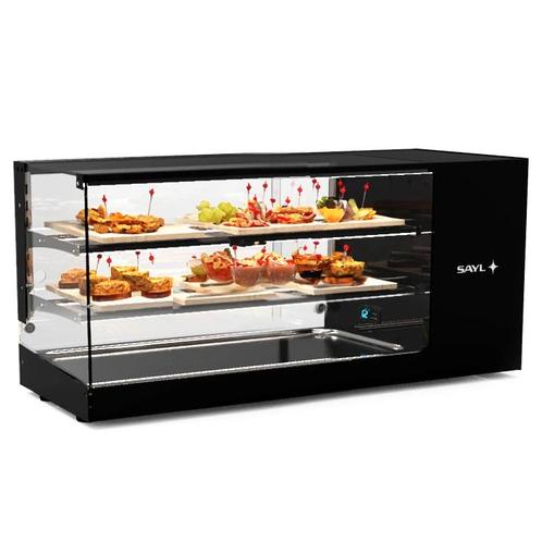 Tapasvitrine | LOGIC | Zwart | +2°C/+6°C | Statisch | 3, Zakelijke goederen, Horeca | Keukenapparatuur, Nieuw in verpakking, Verzenden
