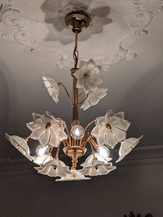 Plafondlamp - Glas - Roselline, Antiek en Kunst, Curiosa en Brocante