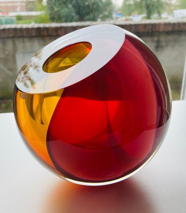 George Broft Unique - sculptuur, “ INDIAN SUMMER” Small -, Antiek en Kunst, Antiek | Glaswerk en Kristal