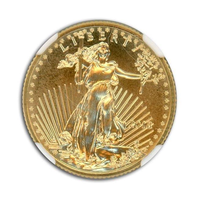 Verenigde Staten. 10 Dollars 2018 1/4 oz $10 USD American, Postzegels en Munten, Edelmetalen en Baren