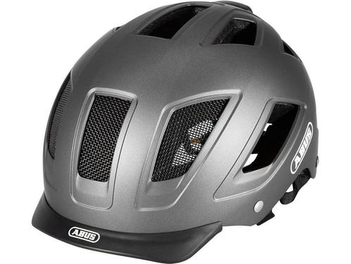 Abus Hyban 2.0 MIPS - Fietshelm - LED achterlicht - Titan L, Huis en Inrichting, Woonaccessoires | Overige, Zo goed als nieuw
