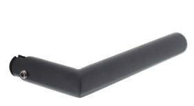 Intersteel Deurkruk Jura Hoek 90° RVS/Mat Zwart, Doe-het-zelf en Bouw, Hang- en Sluitwerk, Ophalen of Verzenden