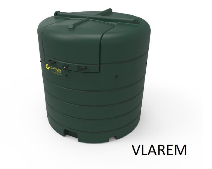 Dieseltank Carbery Vlarem premium 2.500 ltr verticaal, Doe-het-zelf en Bouw, Overige Doe-Het-Zelf en Bouw, Nieuw, Verzenden