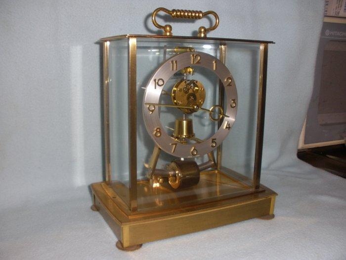 400-dagen klok - Kundo Oberfeld - Bauhaus Messing Staal Glas, Antiek en Kunst, Antiek | Klokken