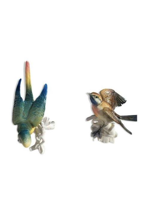 Karl Ens, Volkstedt - oiseaux (2) - Porcelaine, Antiquités & Art, Antiquités | Verre & Cristal