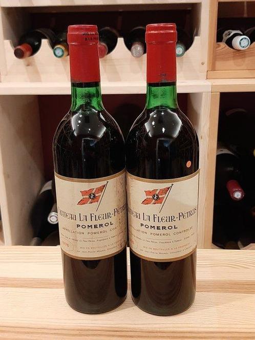 1976 Château La Fleur Pétrus - Pomerol - 2 Bouteilles (0,75, Verzamelen, Wijnen