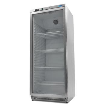 Réfrigérateur - 600 L - acier inoxydable - avec porte en, Verzenden, Refroidissement et Congélation