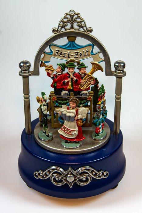 Kühn Kuehn Romance (Reuge) Fest-Zeit muziekdoos met beweging, Antiek en Kunst, Curiosa en Brocante