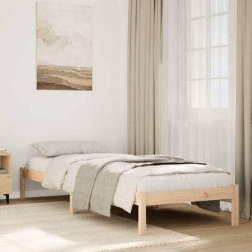 vidaXL Bedframe extra lang zonder matras massief grenenhout, Huis en Inrichting, Slaapkamer | Bedden, Verzenden, Nieuw