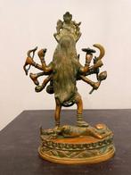 Beeld, Statua Hindu Dea Kali - 39 cm - Messing