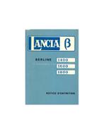 1973 LANCIA BETA BERLINA INSTRUCTIEBOEKJE FRANS