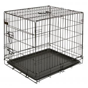 Cage de transport, noire 63x48x57cm, 1 porte, Dieren en Toebehoren, Honden-accessoires
