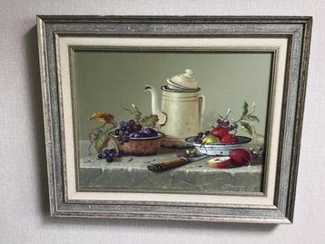 Thomas Heesakkers (1946) - Stilleven op tafel.