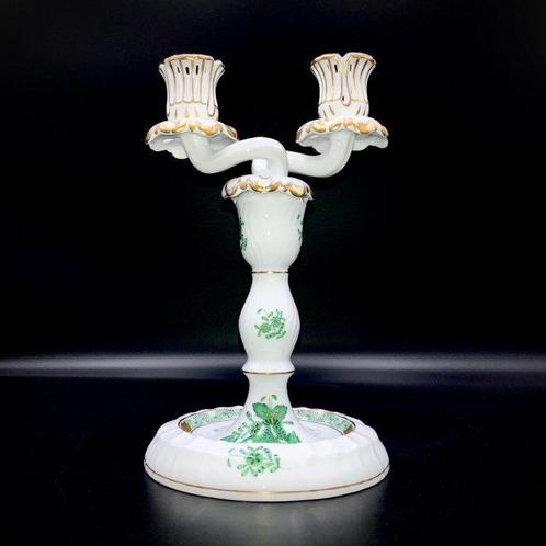 Herend, Hungary - Chandelier Double Exquis - Motif « Bouquet, Antiquités & Art, Antiquités | Meubles | Tables