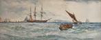 Thomas Bush Hardy (1842-1897) - Shipping at Plymouth