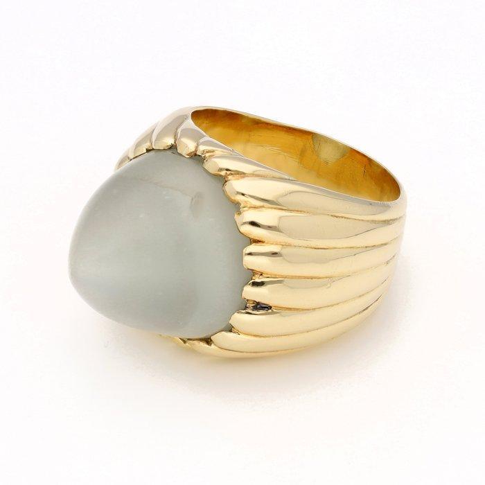 Ring - 18 karaat Geel goud, Handtassen en Accessoires, Ringen