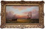 Josef Carl Berthold Puettner (1821-1881) - Seascape in, Antiek en Kunst