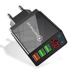 Qualcomm Quick Charge 3.0 Triple 3x Port USB Muur Oplader, Télécoms, Téléphonie mobile | Batteries, Verzenden