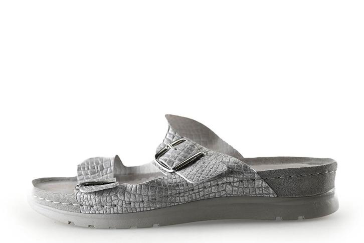 Rohde Slippers in maat 42 Zilver | 5% korting, Kleding | Dames, Schoenen, Overige kleuren, Gedragen, Slippers, Verzenden