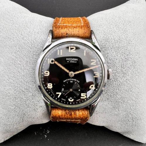 MEDENA black dial - Classique - Zonder Minimumprijs - Medena, Handtassen en Accessoires, Horloges | Heren