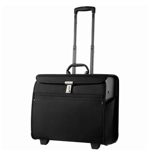 Samsonite Transit 2 Synaptic 17 Jet Black pilotenkoffer, Computers en Software, Laptoptassen, Zo goed als nieuw, Ophalen of Verzenden