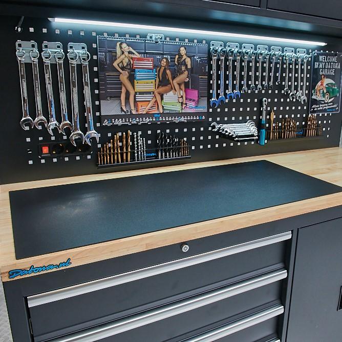 Datona PVC werkbankmat voor werkbank 100 cm - Datona - Inox, Doe-het-zelf en Bouw, Werkbanken, Ophalen of Verzenden