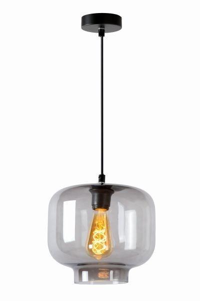 Hanglamp Lucide MEDINE -  - Ø 25 cm - 1xE27 - Fumé, Maison & Meubles, Lampes | Suspensions, Envoi