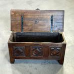 Coffre de rangement - Chêne, Antiquités & Art