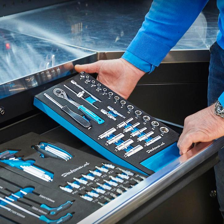 Datona Dopsleutelset 1/4 opname 28-delig in Pro, Doe-het-zelf en Bouw, Gereedschap | Handgereedschap, Ophalen of Verzenden