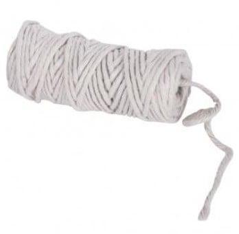 Jute dik 6 draads Wit macrame koord 6 mm rol 35 meter, Hobby en Vrije tijd, Knutselen, Nieuw