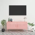 vidaXL Tv-meubel 105x35x50 cm staal roze, Huis en Inrichting, Kasten |Televisiemeubels, Verzenden, Nieuw