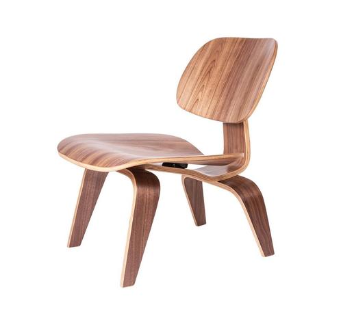 Lounge stoel LCW Walnoot, Huis en Inrichting, Fauteuils, Nieuw, Verzenden