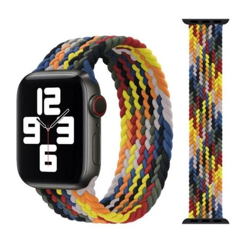 Gevlochten Nylon Bandje voor iWatch 42mm / 44mm  (Medium) -, Handtassen en Accessoires, Smartwatches, Nieuw, Verzenden