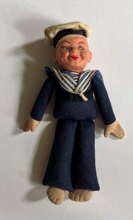 Holland-America Line - Pop : 3 Matrozen poppen - 1950-1960 -, Antiek en Kunst, Antiek | Speelgoed