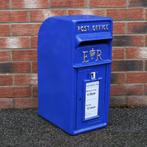 Blauwe brievenbus - Schotland -  24x37x57 cm, Tuin en Terras, Nieuw, Verzenden