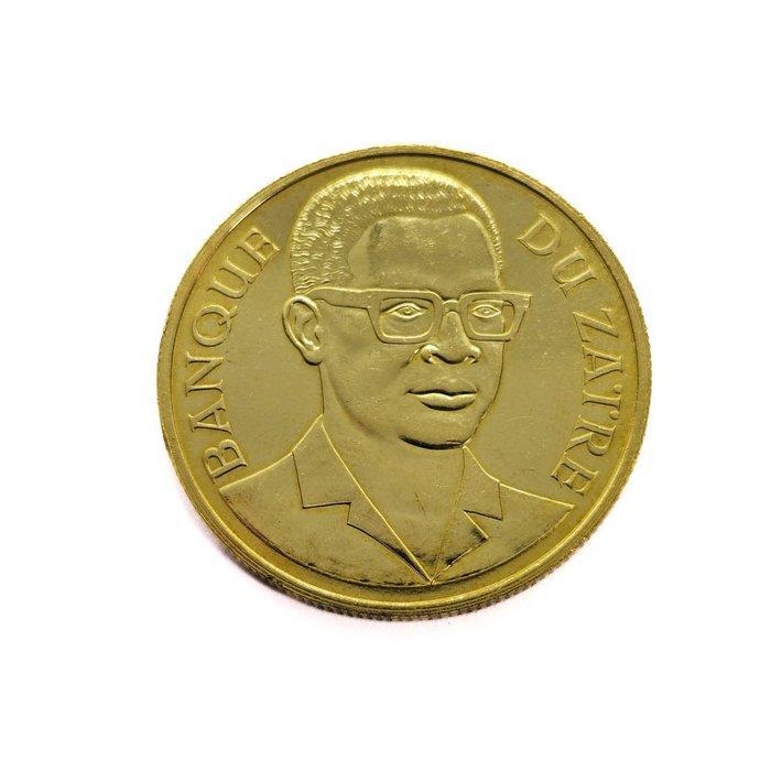 Zaïre. 100 Zaires 1975 - Mobutu - Leopard, Timbres & Monnaies, Métaux nobles & Lingots