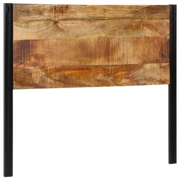 vidaXL Hoofdeinde 120 cm massief hout mango en ijzer, Verzenden