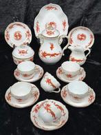Koffieservies - Meissen Mokka-Set „Reicher Drache Rot“ -