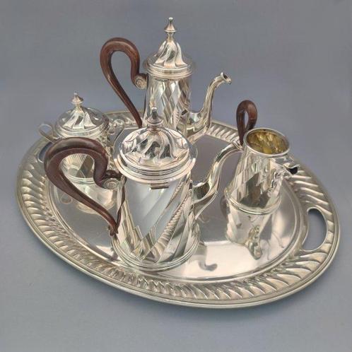 Service à thé et café (5) - Argent, Antiek en Kunst, Antiek | Zilver en Goud