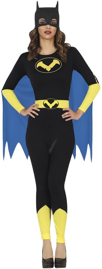 Batgirl Kostuum Blauw Dames, Kleding | Dames, Carnavalskleding en Feestkleding, Nieuw, Verzenden