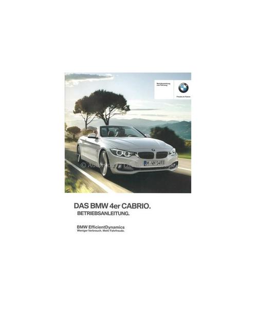 2014 BMW 4 SERIE CABRIO INSTRUCTIEBOEKJE DUITS, Auto diversen, Handleidingen en Instructieboekjes