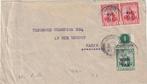 Trinité-et-Tobago 1917 - 1 Dic 1 p. coppia + 1/2 p. Bdf avec, Gestempeld