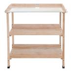 Lendo Online Table de Rempotage 73x37x92 Bois Naturelle