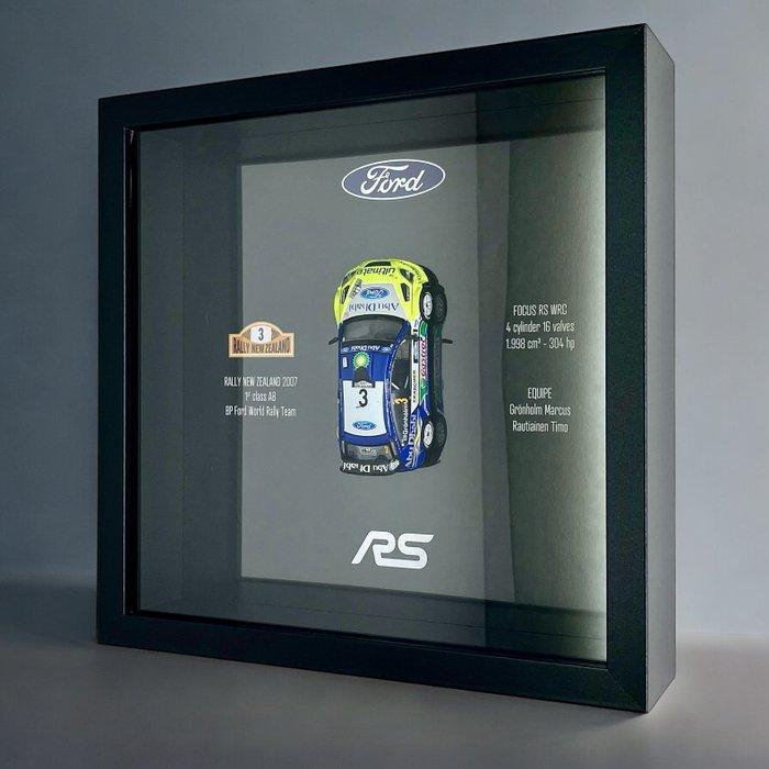 Artwork - Ford - Focus RS WRC - Winner of the Rally New, Hobby en Vrije tijd, Modelauto's | 1:5 tot 1:12