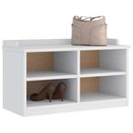 vidaXL Gangbankje SANDNES wit 87x40x50 cm massief grenenhout, Huis en Inrichting, Verzenden, Nieuw